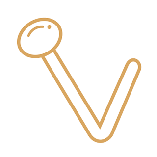 Nose Piercing L-Form