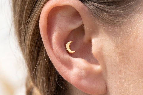 Golden Conch Piercing