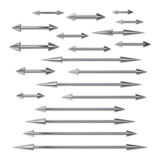 Barbell Silver Spike