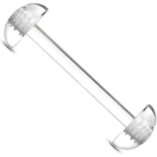 Acrylic Tongue Barbell Acrylic Dome