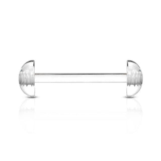 Acrilico Barbell Lingua Semisfera in acrilico