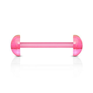 Acrilico Barbell Lingua Semisfera in acrilico
