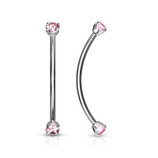 Curved Barbell Zirconia