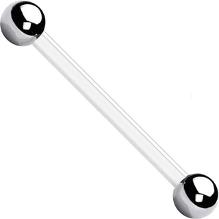 Kolczyk do brwi kulka srebrny