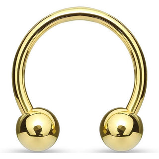 Horseshoe Ball Gold