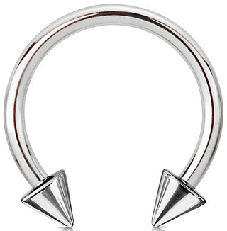 Horseshoe Spike Silver
