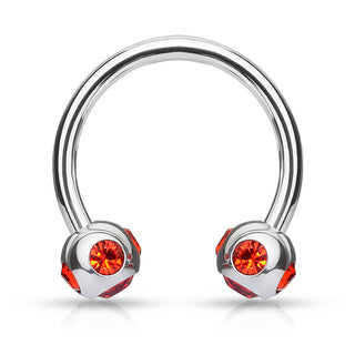 Horseshoe Ball Zirconia