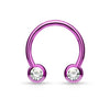 Silver/Violet/Clear