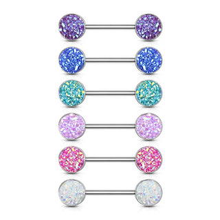 Piercing Capezzolo Pietra sintetica brillante