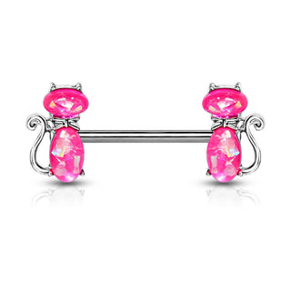 Nipple Piercing Cat Opal