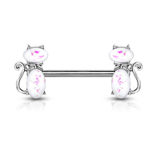 Nipple Piercing Cat Opal