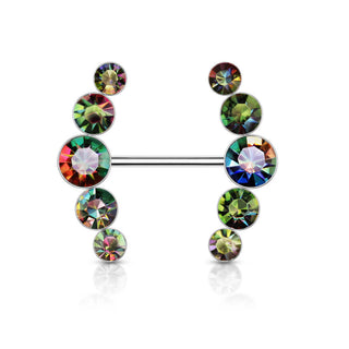 Piercing Capezzolo 5 Zirconi