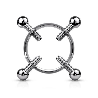 Finto al Capezzolo Morsetto per capezzolo 4 Viti