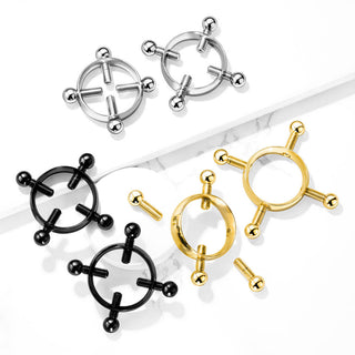 Finto al Capezzolo Morsetto per capezzolo 4 Viti