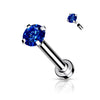 Silver/Blue