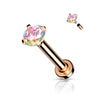 Rose Gold/Aurora Borealis
