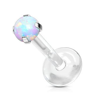 Labret Opal Round