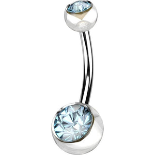 Piercing Ombelico Sfera di zircone