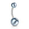 Belly Button Piercing Acrylic Pearlish Look Ball