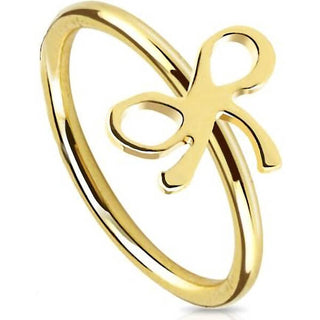 Anello Piercing Anello con fiocco Pieghevole