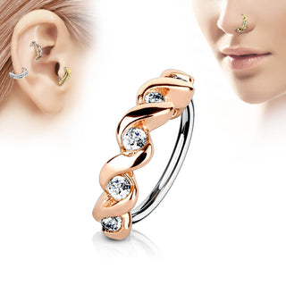 Ring Twisted Zirconia Bendable