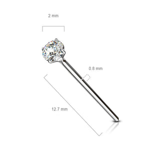 Argento 925 Coda di Pesce Zircone e Argento Pieghevole