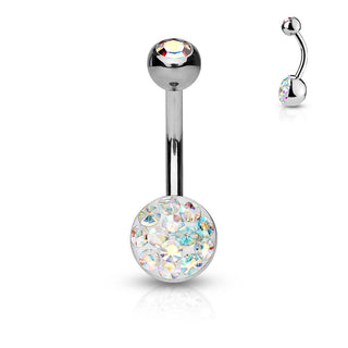 Piercing Ombelico Sfera in zircone