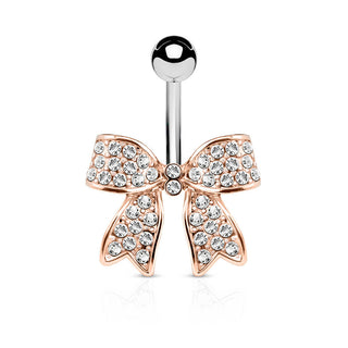 Belly Button Piercing Loop Zirconia