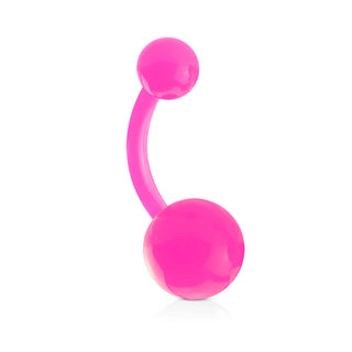 Belly Button Piercing Acrylic Solid Color Ball