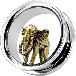 Plug Elephant Gold