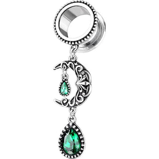 Tunnel Moon Drop Zirconia Silver