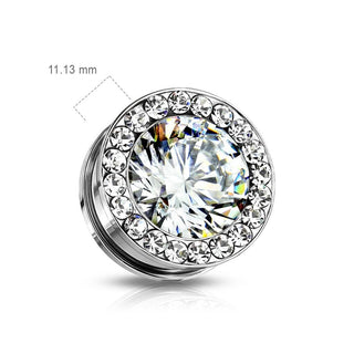 Plug Zirconia Silver