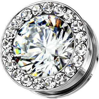 Plug Zirconia Silver