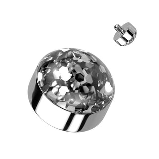 Epossidico rotondo brillante Filettatura Interna