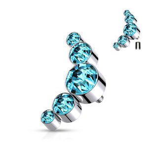 Titanio Superiore a 5 Zirconi Filettatura Interna