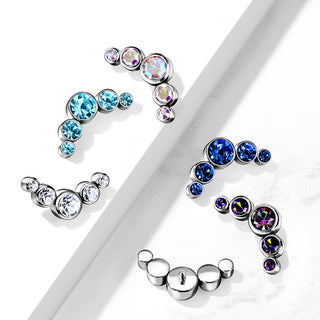 Titanio Superiore a 5 Zirconi Filettatura Interna