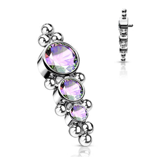 Titanio Superiore a 3 Zirconi Filettatura Interna