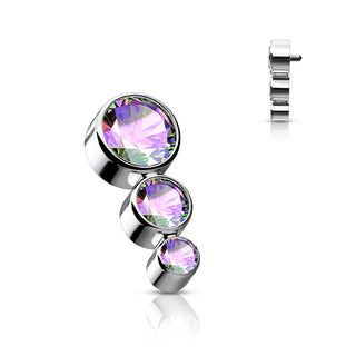 Titanio Superiore a 3 Zirconi Filettatura Interna