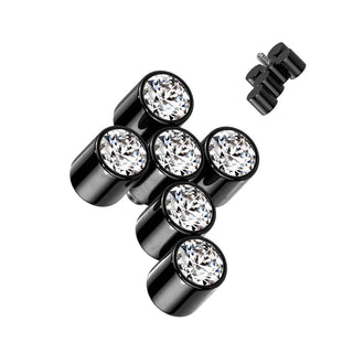 Titanium top cross zirconias Internally Threaded