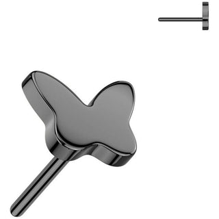 Titanio superiore farfalla Push-In