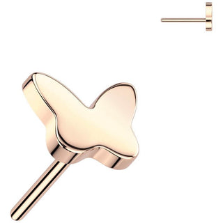 Titanio superiore farfalla Push-In