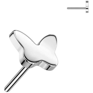 Titanio superiore farfalla Push-In