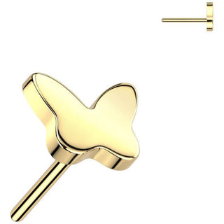 Titanio superiore farfalla Push-In