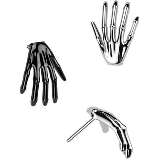 Titanium top skeleton hand Push-In