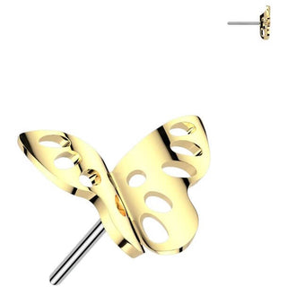 Titanio Superiore farfalla Push-In