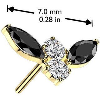 Titanio Superiore scarabeo Push-In