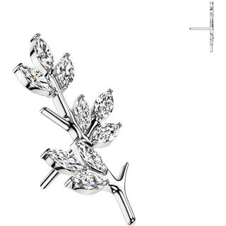 Titanio Superiore rama olivo Push-In