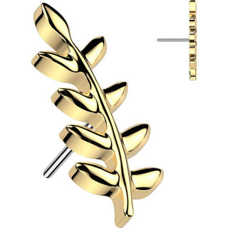 Titanio Superiore foglia Push-In