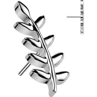 Titanio Superiore foglia Push-In