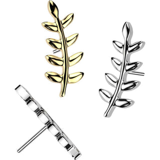 Titanio Superiore foglia Push-In